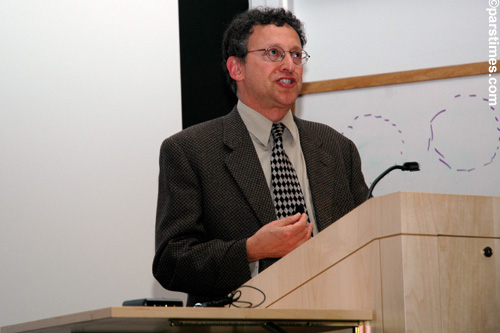 Dr. Daniel J. Schroeter gave brief introduction - UCI (January 30, 2006) - by QH