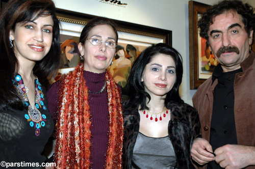 Mojdeh Habibi, Maryam Seyhoun, Afsaneh Gorgin, Shahram Nazari, Seyhoun Gallery - December 3, 2005 - by QH