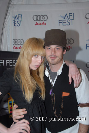 Scoot McNairy; Alexi Wasser - AFI Fest (November 11, 2007)- by QH