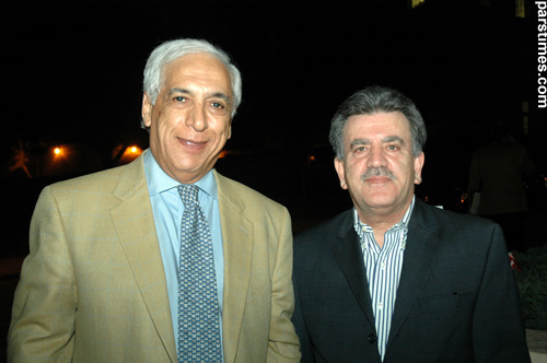SIAP Board Member Majid Daneshmand & Bahram Ghadiri  - UCLA - by QH