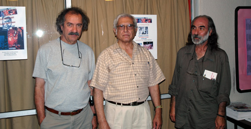 Film Society Director Hassan Fayyad, Film critic Zaven Hovasapian - by QH