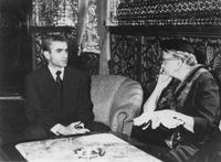 Eleanor Roosevelt and Shah of Iran in Teheran, Iran , 03/20/1959 - ARC Identifier: 196186.