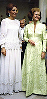 First Lady Betty Ford and Shahbanou of Iran - 5/15/1975
