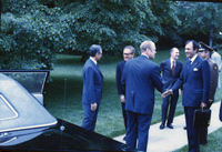 Ardeshir Zahedi & President Ford