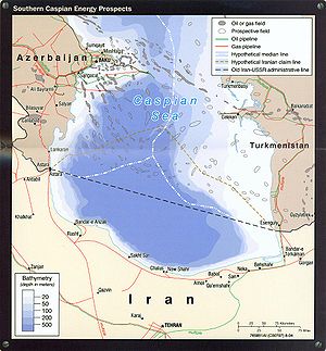 Southern Caspian Energy Prospects (portion of Iran). Country Profile 2004.