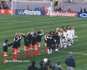 Soccer Diplomacy: US-Iran draw 1-1 at the Rose Bowl, by QH - January 16, 2000